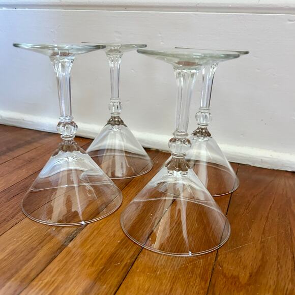 Vintage Libbey Stardust Martini Glasses Set of 4 – 6.5 oz - Picture 8 of 11